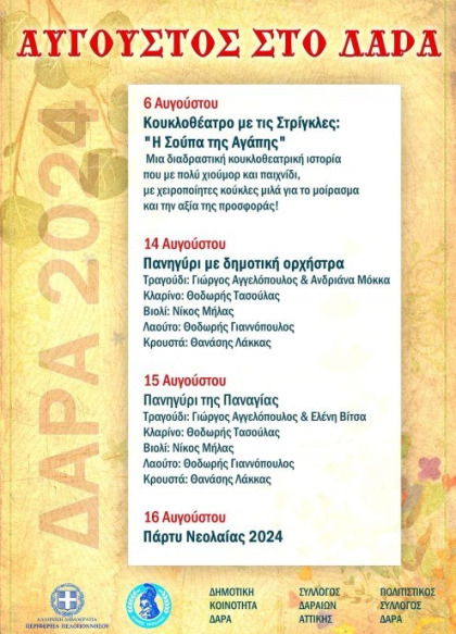 Αύγουστος  2024 στο Δάρα