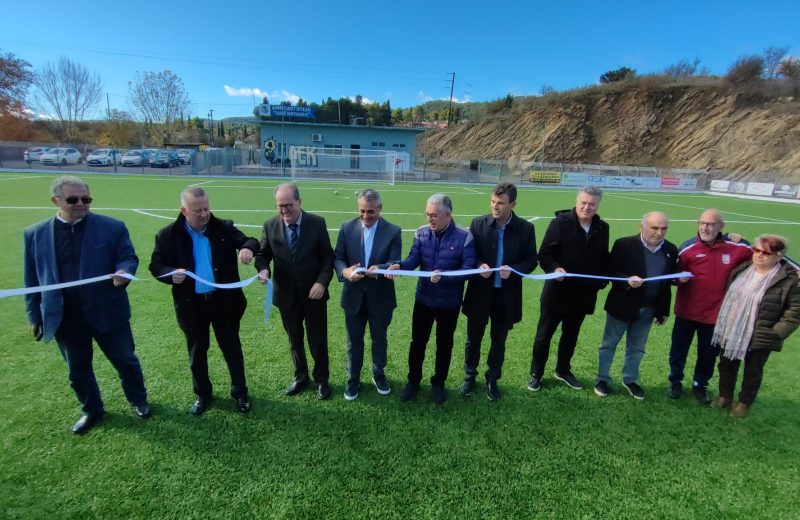 Κώστας Τζιούμης: «Έχουμε εξασφαλίσει τέσσερα σύγχρονα και ασφαλή γήπεδα ποδοσφαίρου στον...