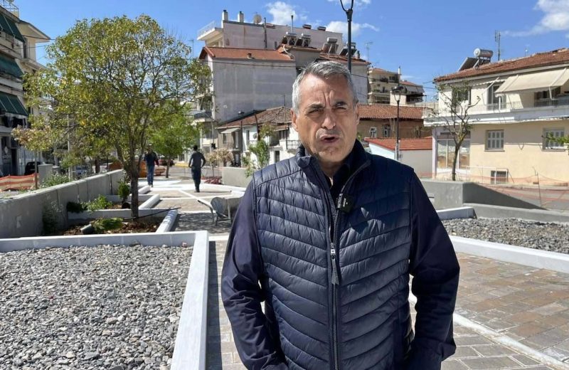 Κώστας Τζιούμης: «Αλλάζουμε την Τρίπολη - Ομορφαίνουμε τις γειτονιές μας»