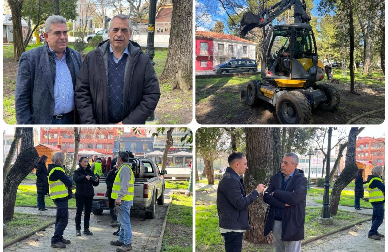 Κώστας Τζιούμης: «Επαναχρησιμοποιούμε τα έλατά μας και δίνουμε ζωή και οξυγόνο στην πόλη μας»