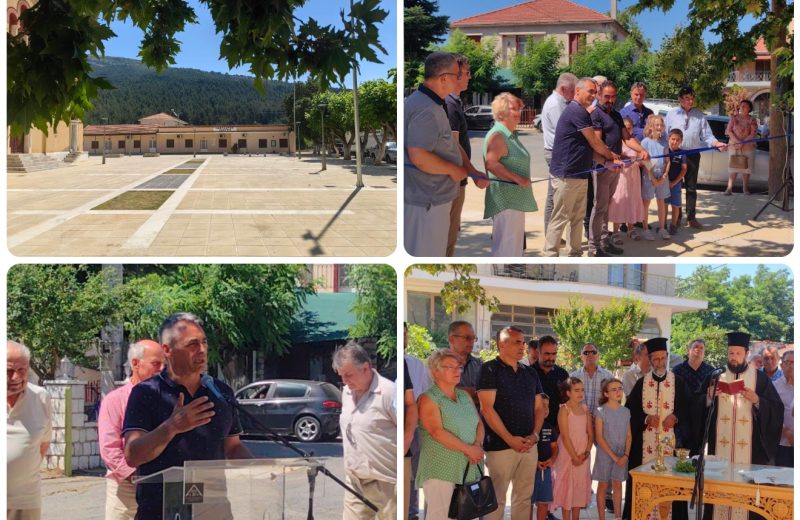 Κώστας Τζιούμης: «Στηρίζουμε με έργα τα χωριά μας»