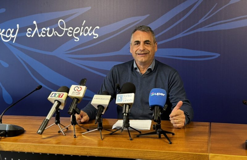 Κώστας Τζιούμης: «Διευκολύνουμε τους πολίτες - αναβαθμίζουμε την ποιότητα ζωής στην Τρίπολη»