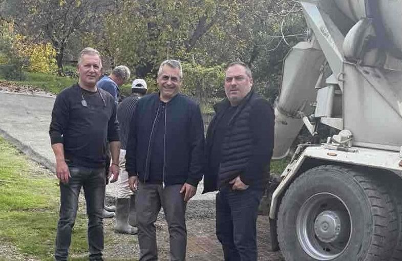 Κώστας Τζιούμης: “Συνεχίζουμε τις παρεμβάσεις με εργασίες τσιμεντόστρωσης στην ΔΕ Κανδύλας”