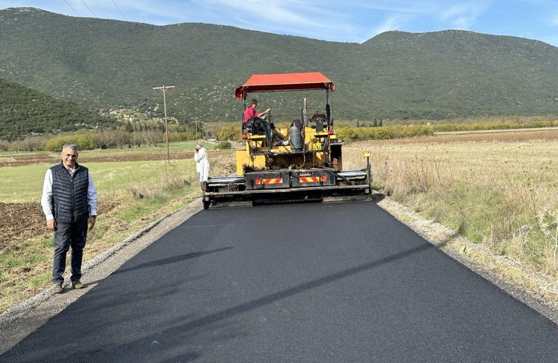 Κώστας Τζιούμης: «Στηρίζουμε με έργα τον πρωτογενή τομέα, τη ραχοκοκαλιά της τοπικής μας...