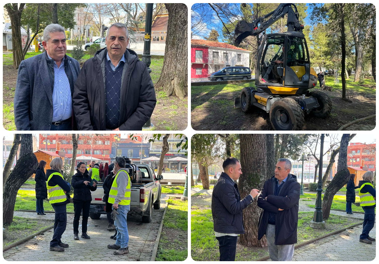 Κώστας Τζιούμης: «Επαναχρησιμοποιούμε τα έλατά μας και δίνουμε ζωή και οξυγόνο στην πόλη μας»